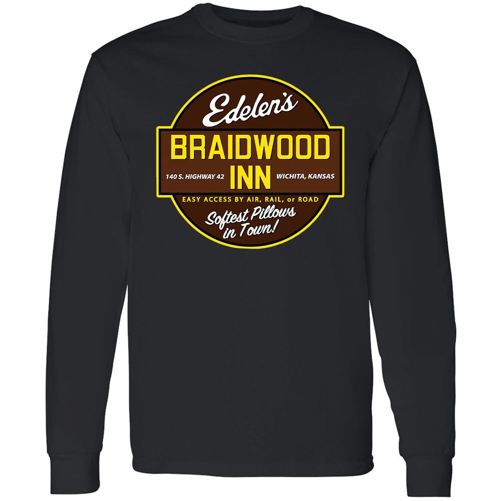 Long Sleeve T-Shirt - DZQXCUZV - Black - 1