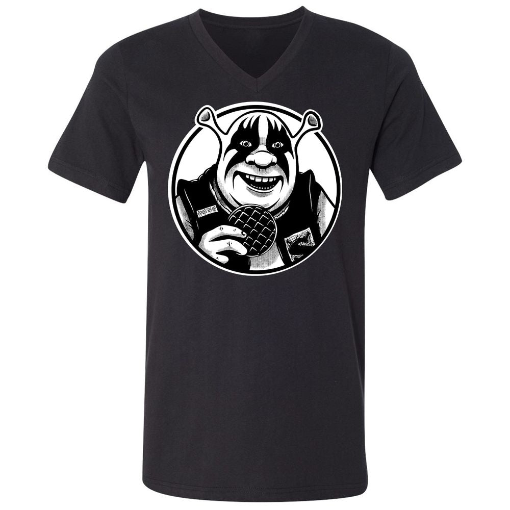Unisex V-Neck T-Shirt - FEAMGZ36 - Black - 1