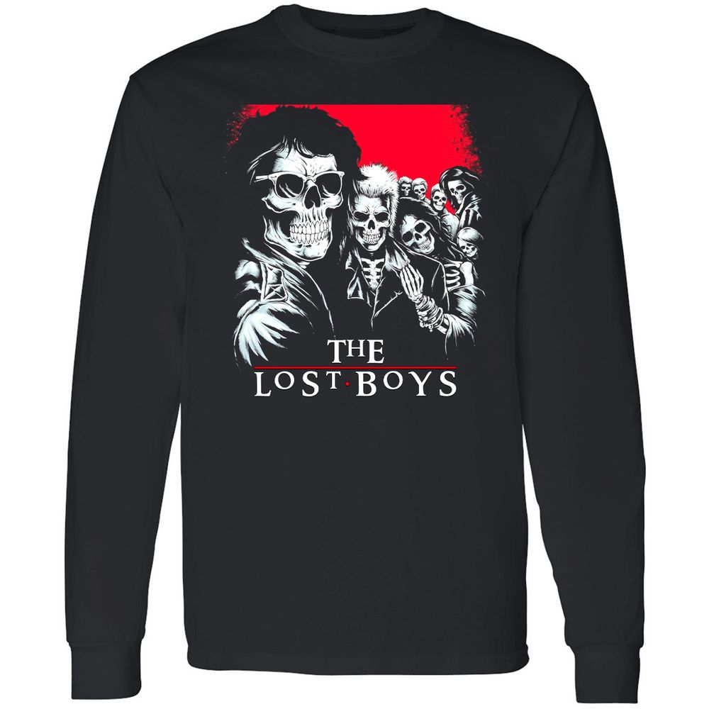 Long Sleeve T-Shirt - QAPFCEPJ - Black - 1