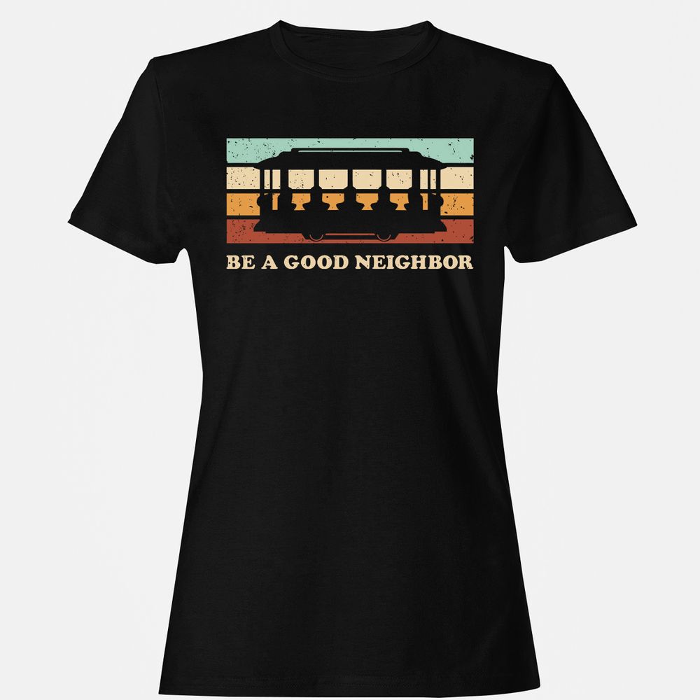 Women's T-Shirt - LDH58FY8 - Black - 1