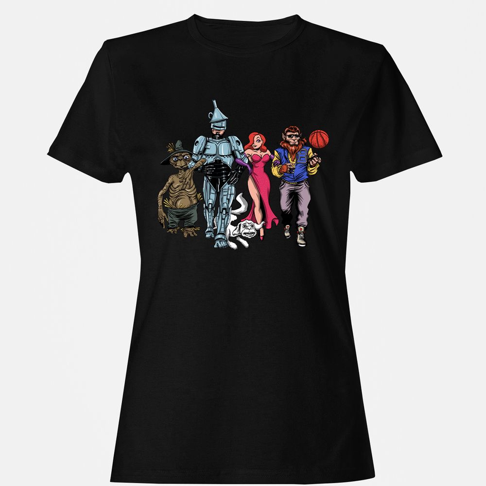 Women's T-Shirt - 6HS9C8U5 - Black - 1