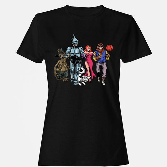 Women's T-Shirt - 6HS9C8U5 - Black - 1