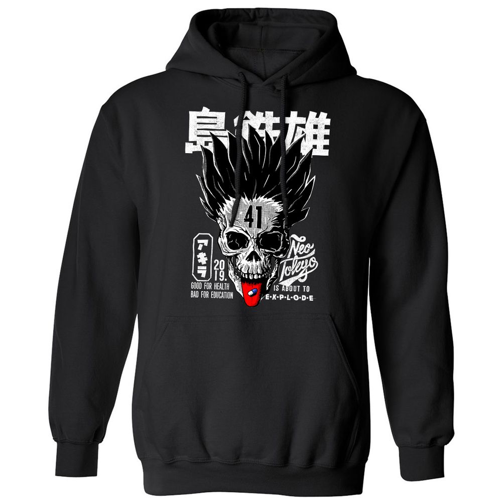 Classic Unisex Hoodie - P71KQG1F - Black - 1