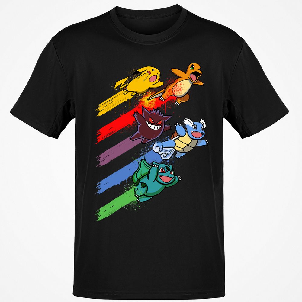 Classic Unisex T-Shirt - T4TCQP57 - Black - 1