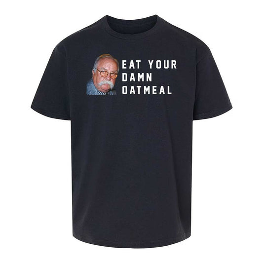 Eat Your Damn Oatmeal - Black - 1