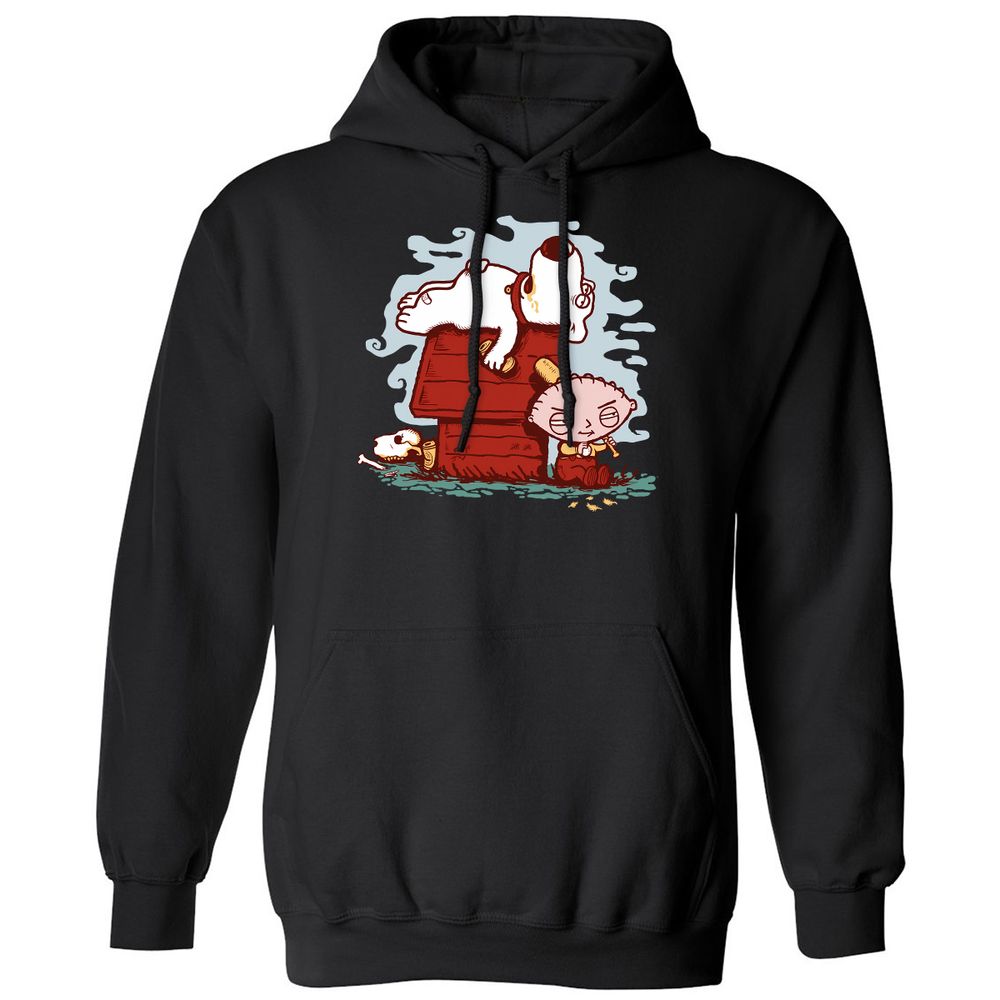 Classic Unisex Hoodie - NUXF3FZN - Black - 1