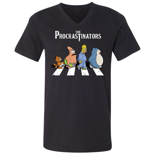 Unisex V-Neck T-Shirt - VEBKHS8K - Black - 1