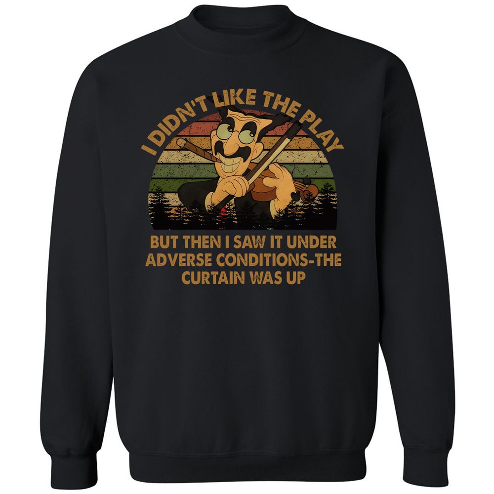 Classic Unisex Sweatshirt - SSPYAGQD - Black - 1