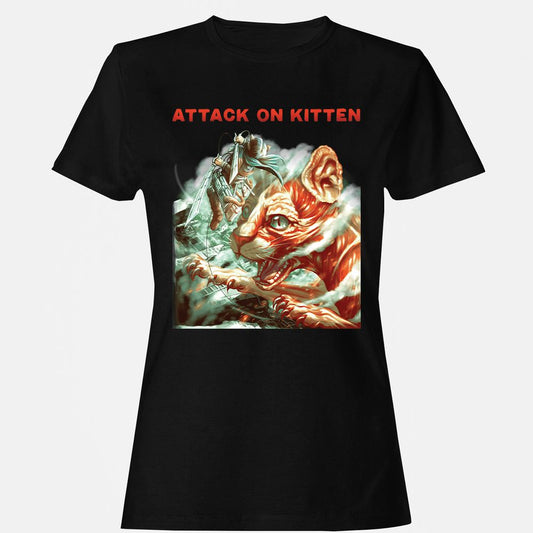 Women's T-Shirt - EA14V368 - Black - 1