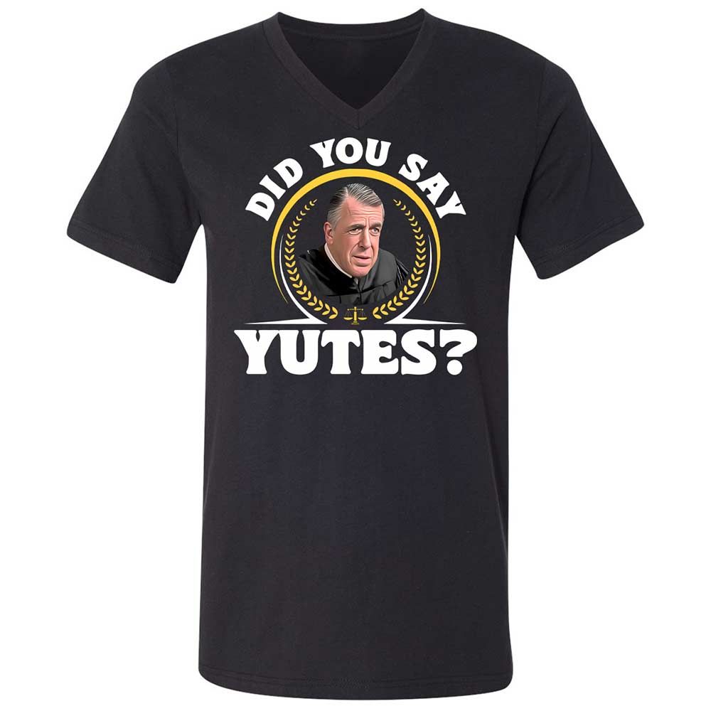 Unisex V-Neck T-Shirt - VM2GW4CU - Black - 1