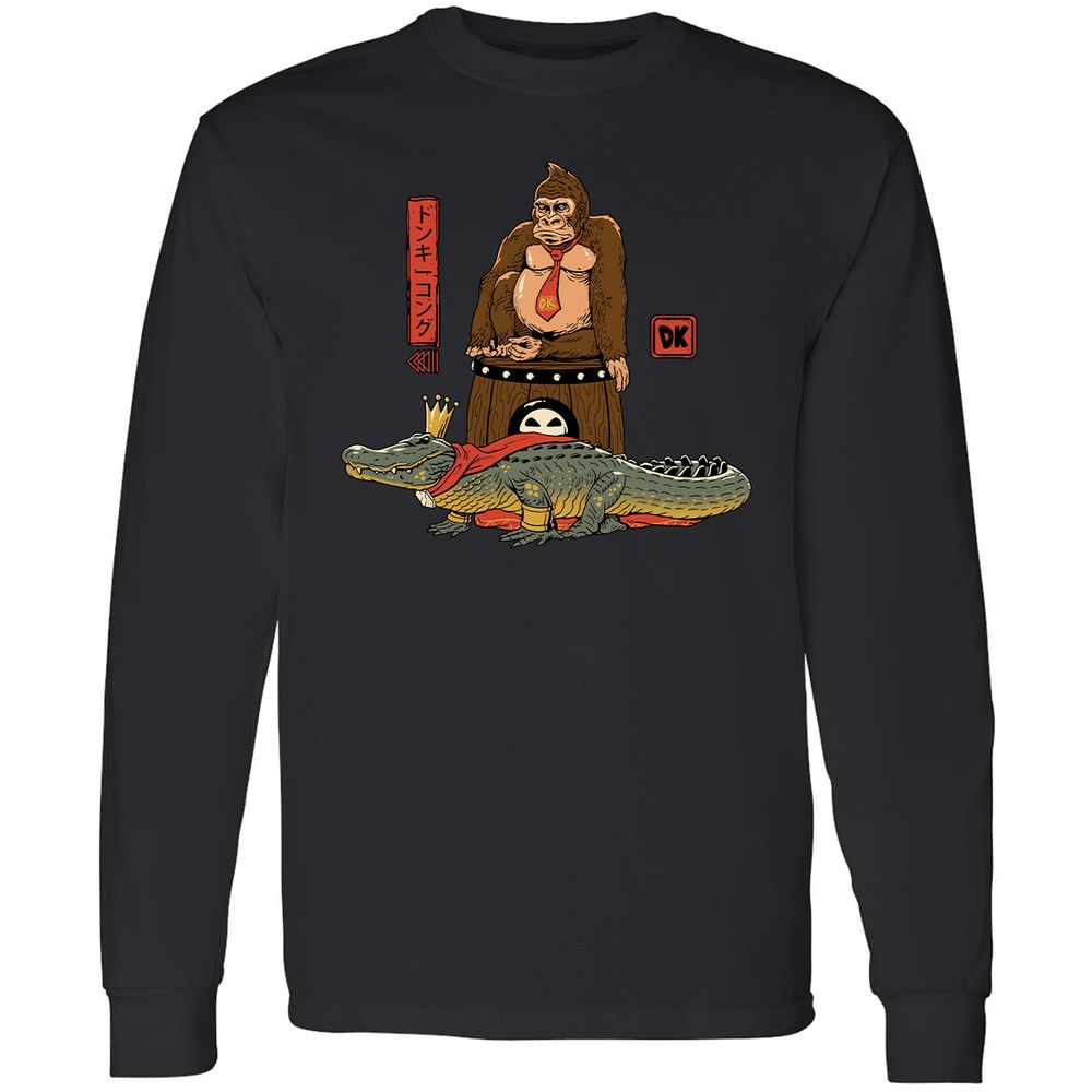 Long Sleeve T-Shirt - CA9M4FB2 - Black - 1