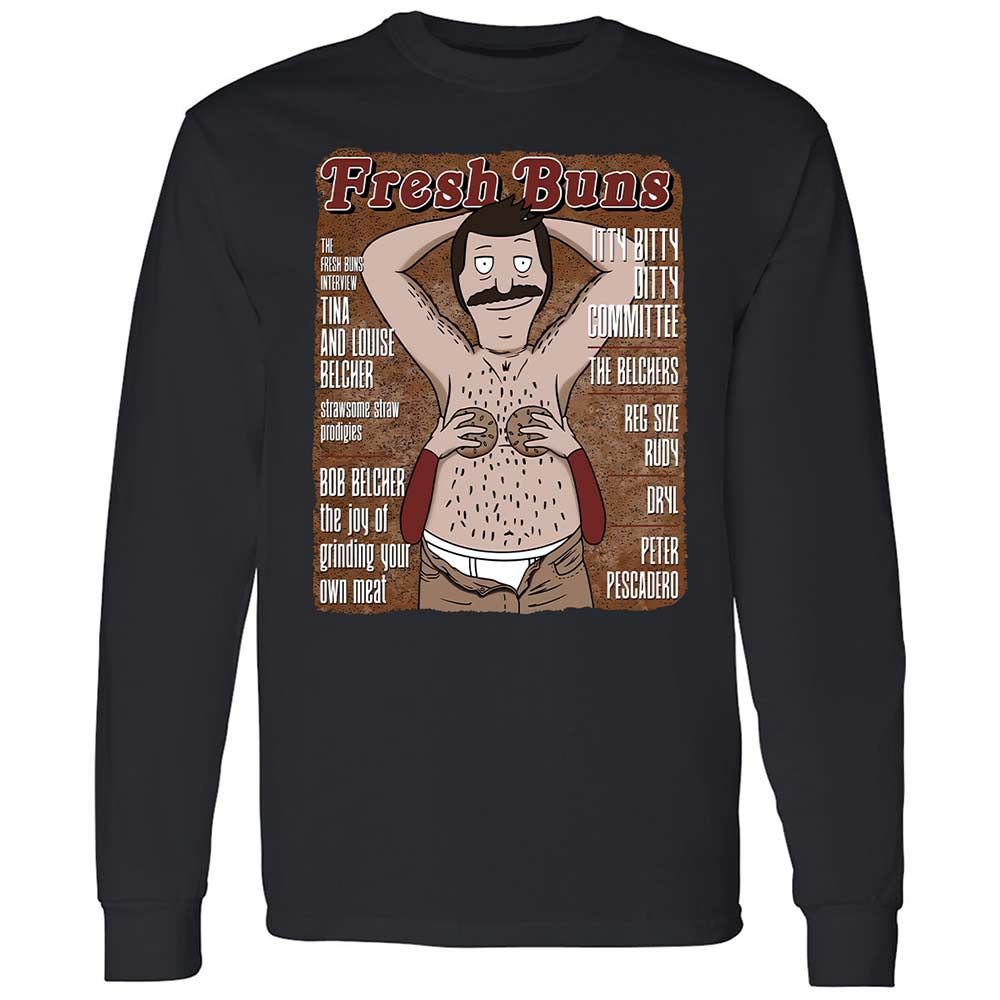 Long Sleeve T-Shirt - E3AEK37S - Black - 1