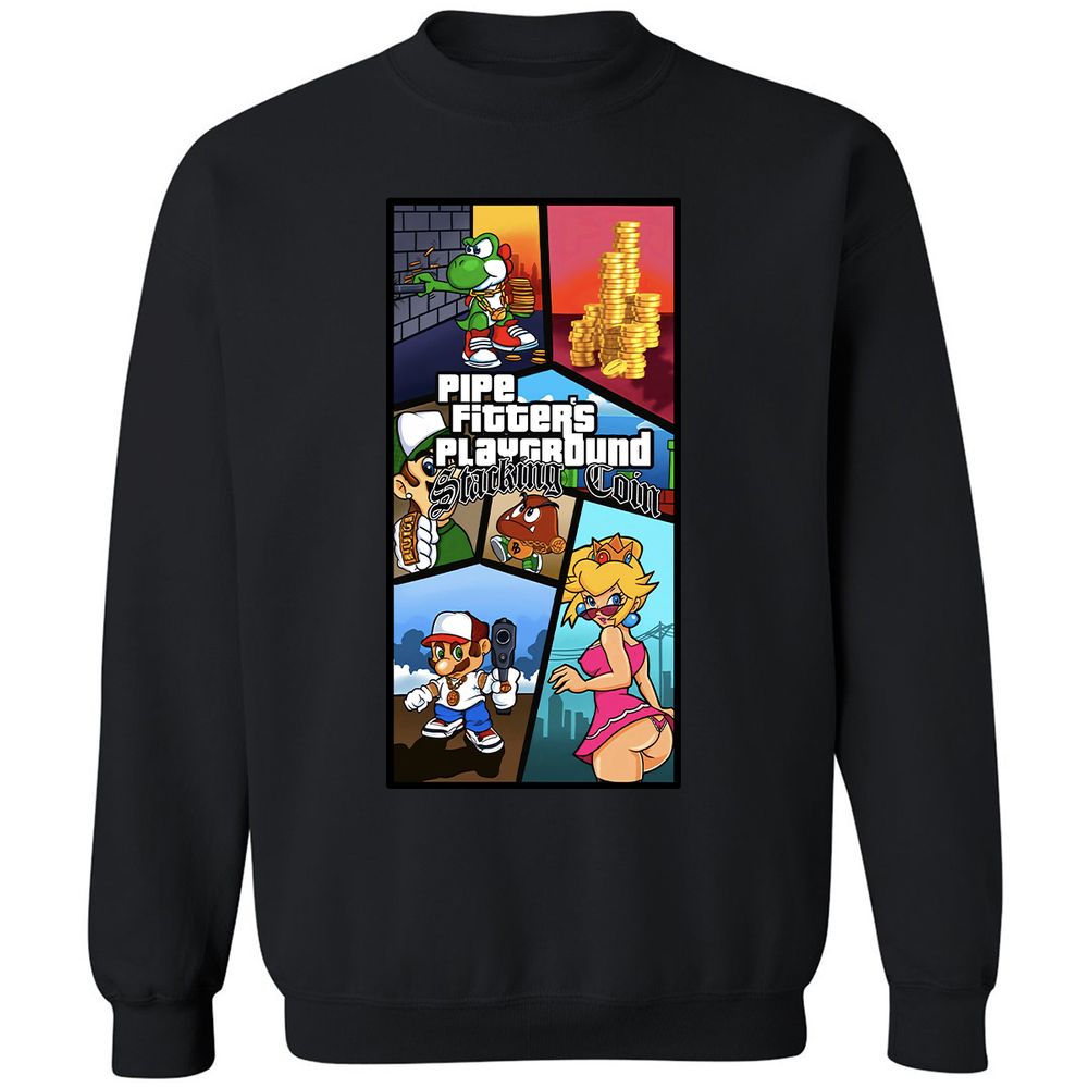 Classic Unisex Sweatshirt - YYBRFW8L - Black - 1