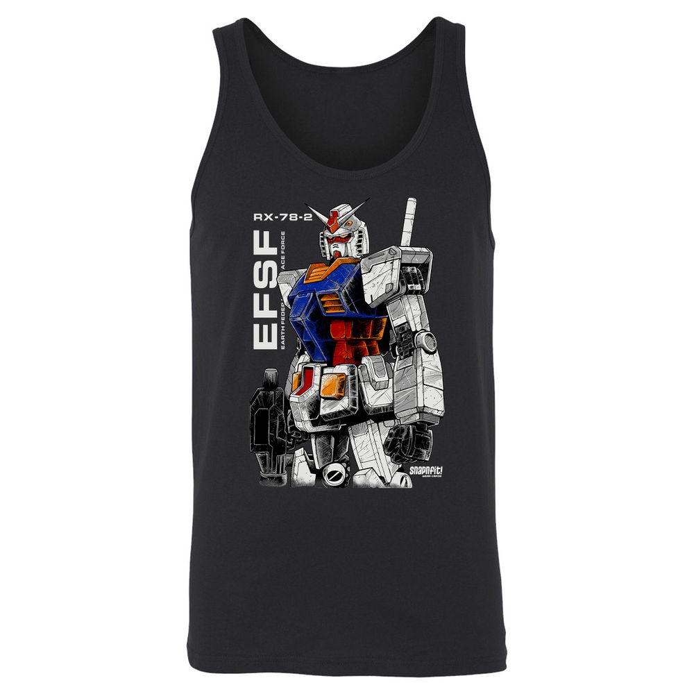 Unisex Jersey Tank - LAAQXJZV - Black - 1