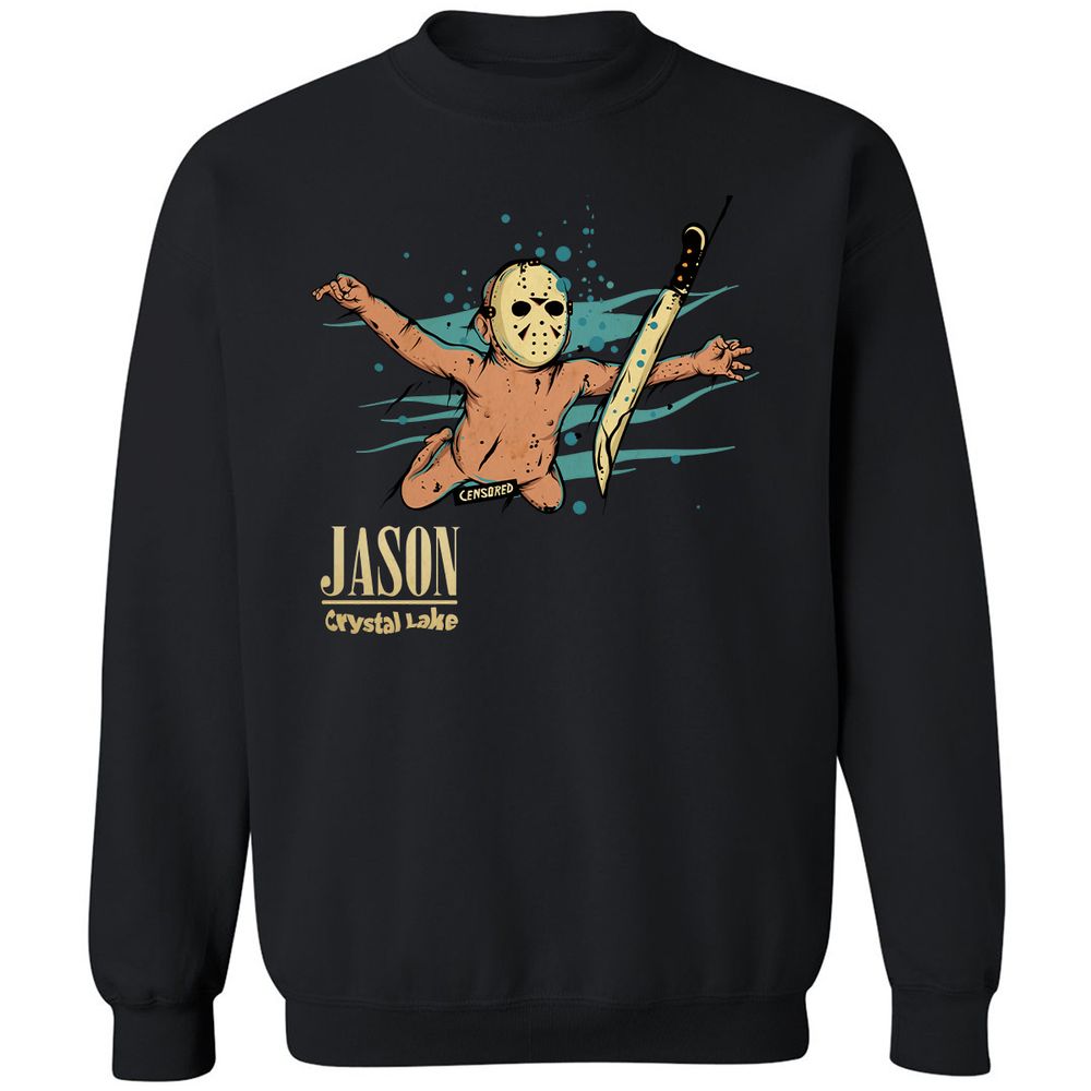 Classic Unisex Sweatshirt - D2NUNH6A - Black - 1