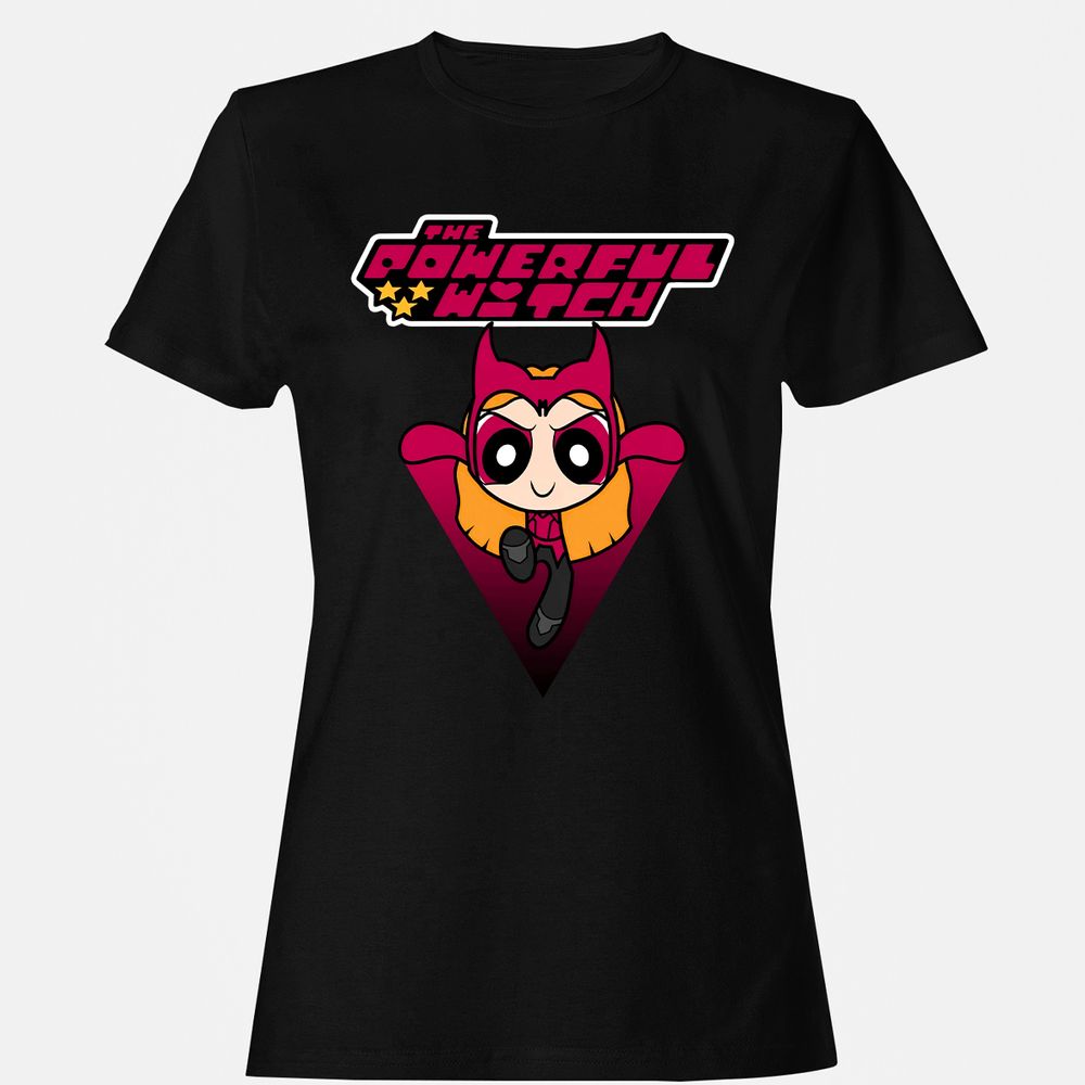 Women's T-Shirt - HN98M8SV - Black - 1