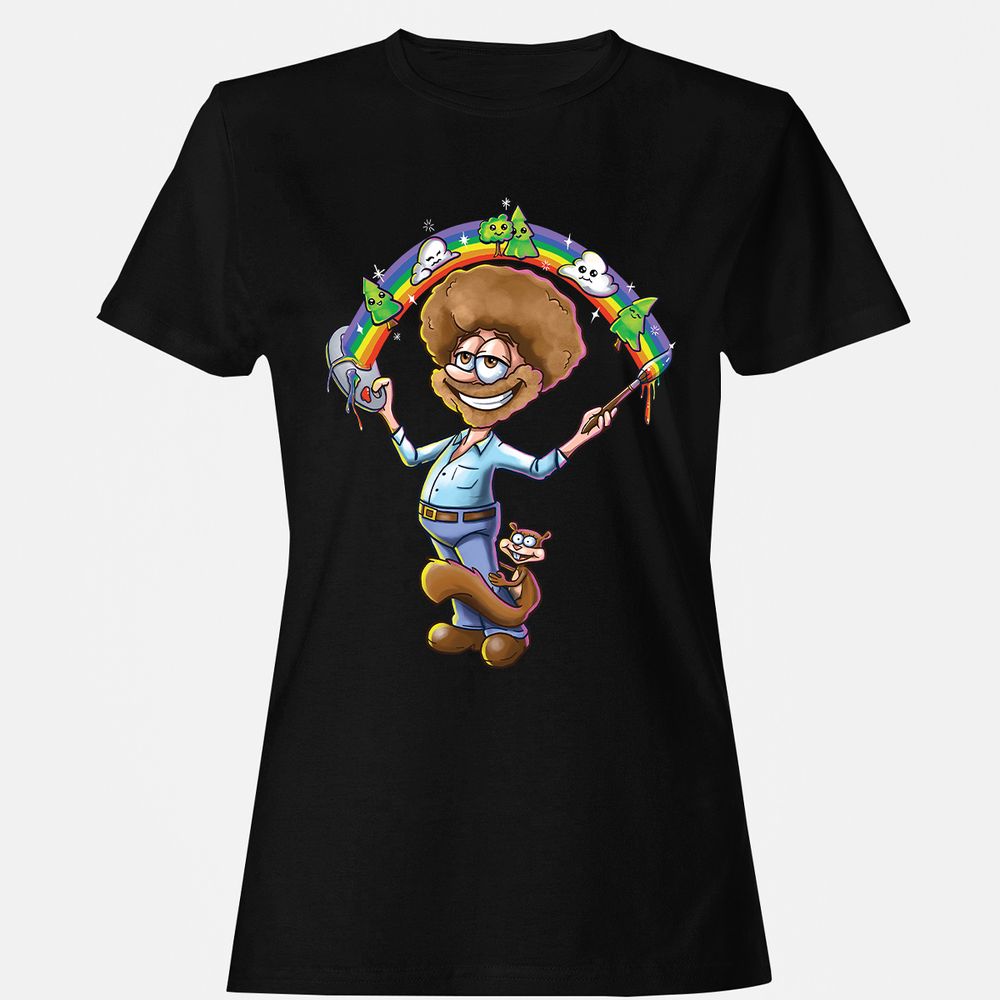 Women's T-Shirt - Z5VYS4F8 - Black - 1