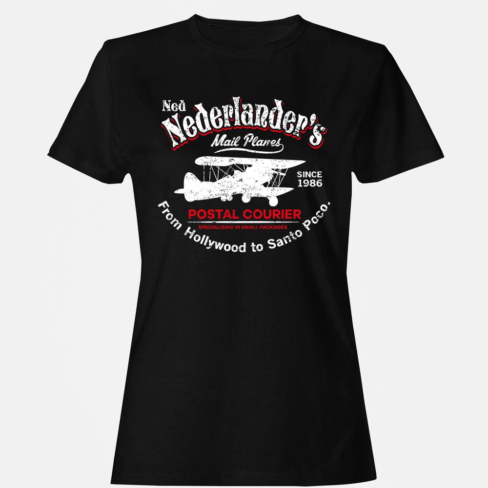 Women's T-Shirt - QL5Z7AMB - Black - 1