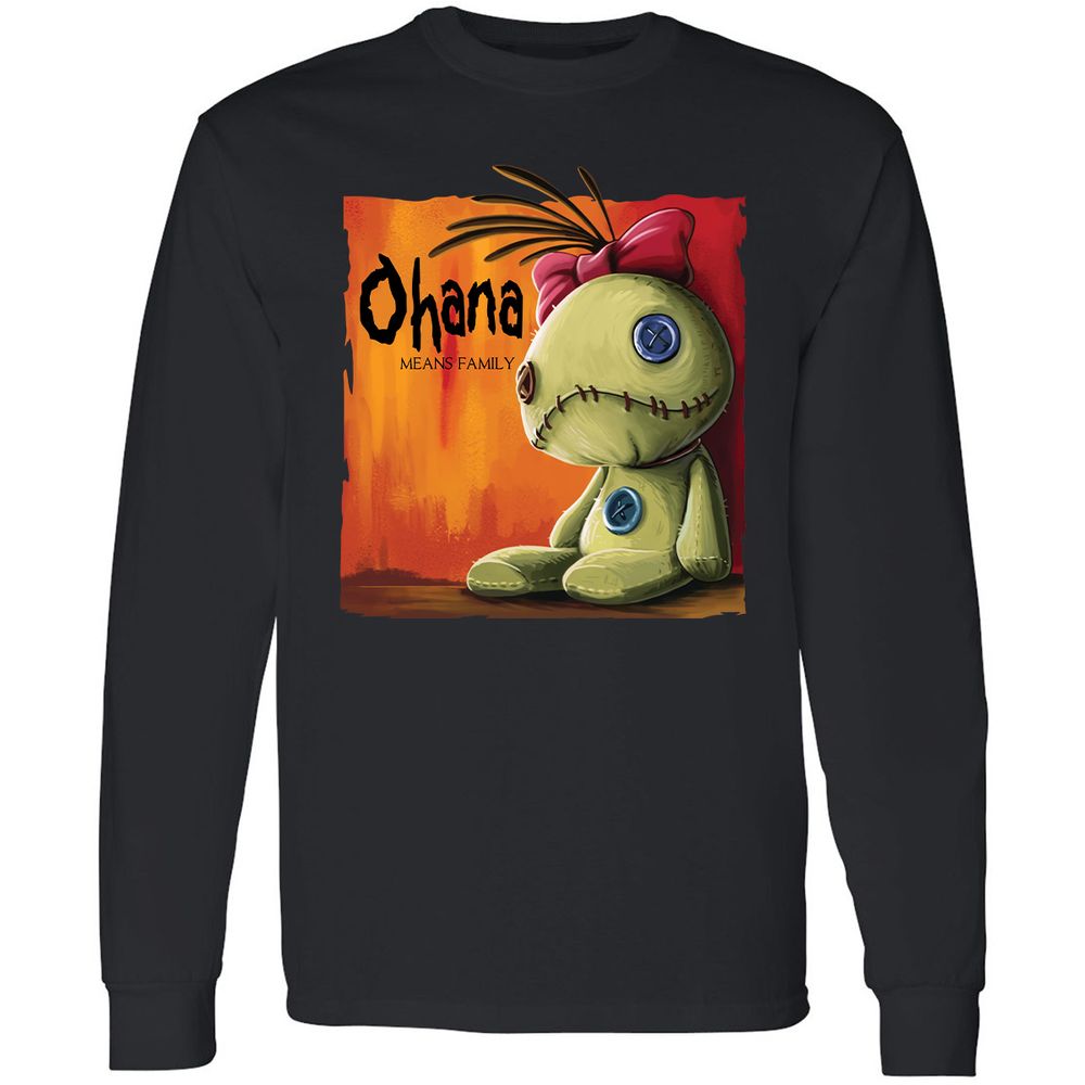 Long Sleeve T-Shirt - J7UUGSV3 - Black - 1