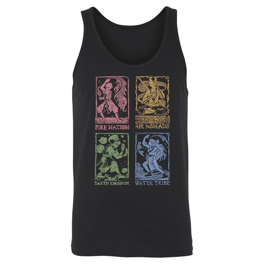 Unisex Jersey Tank - 8VW4ZFCU - Black - 1