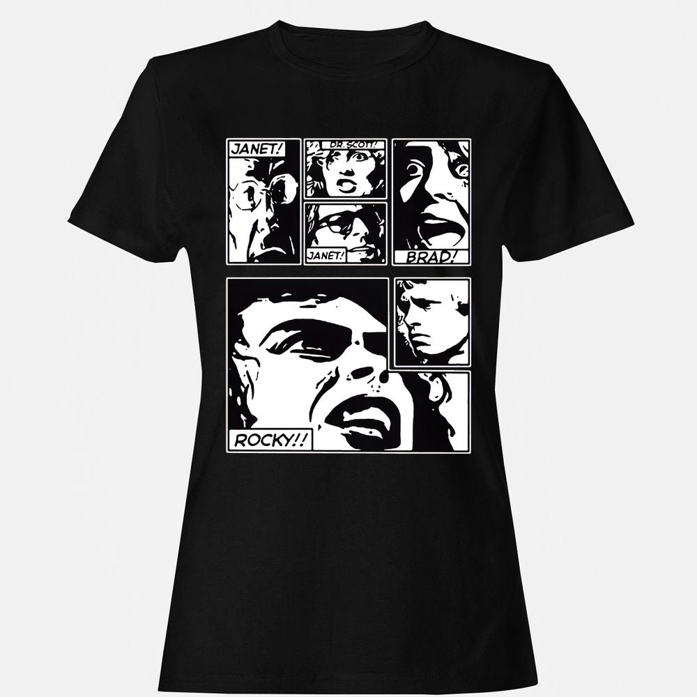 Women's T-Shirt - 5QGZ3CJH - Black - 1