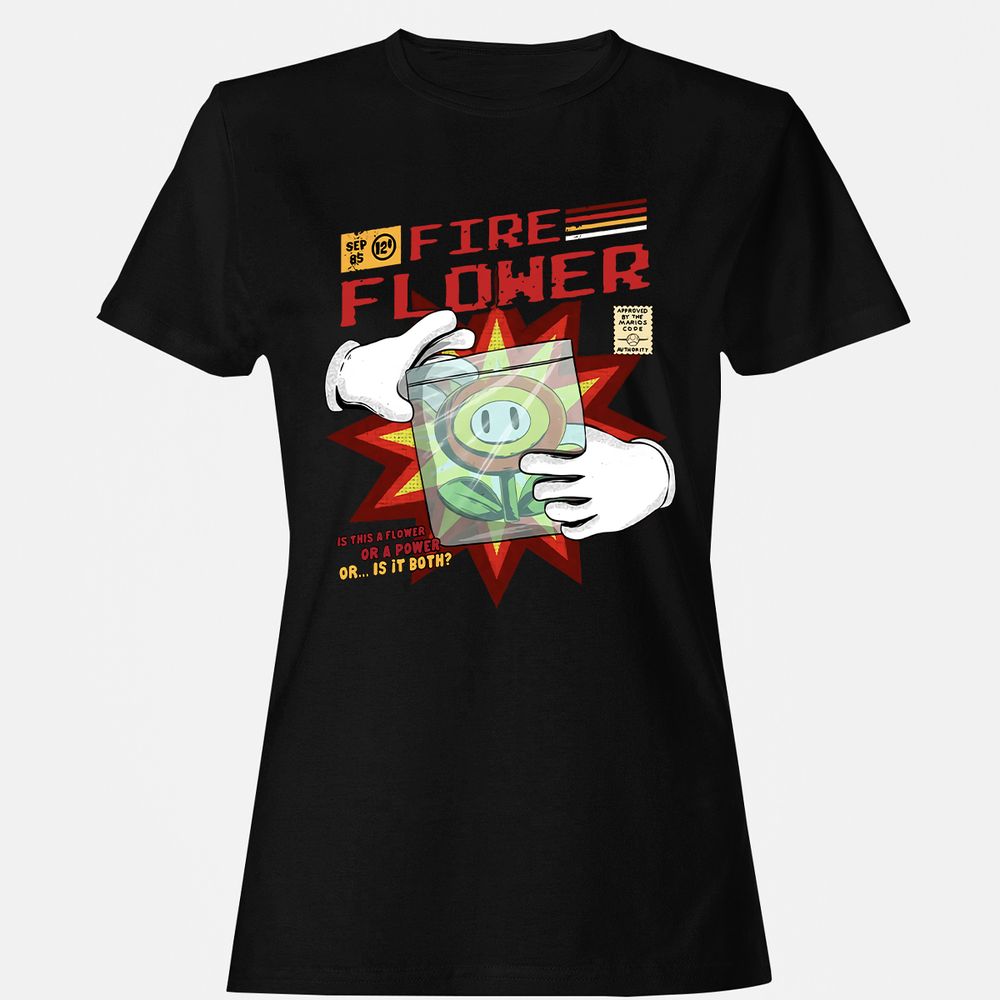 Women's T-Shirt - KP7HGEQS - Black - 1