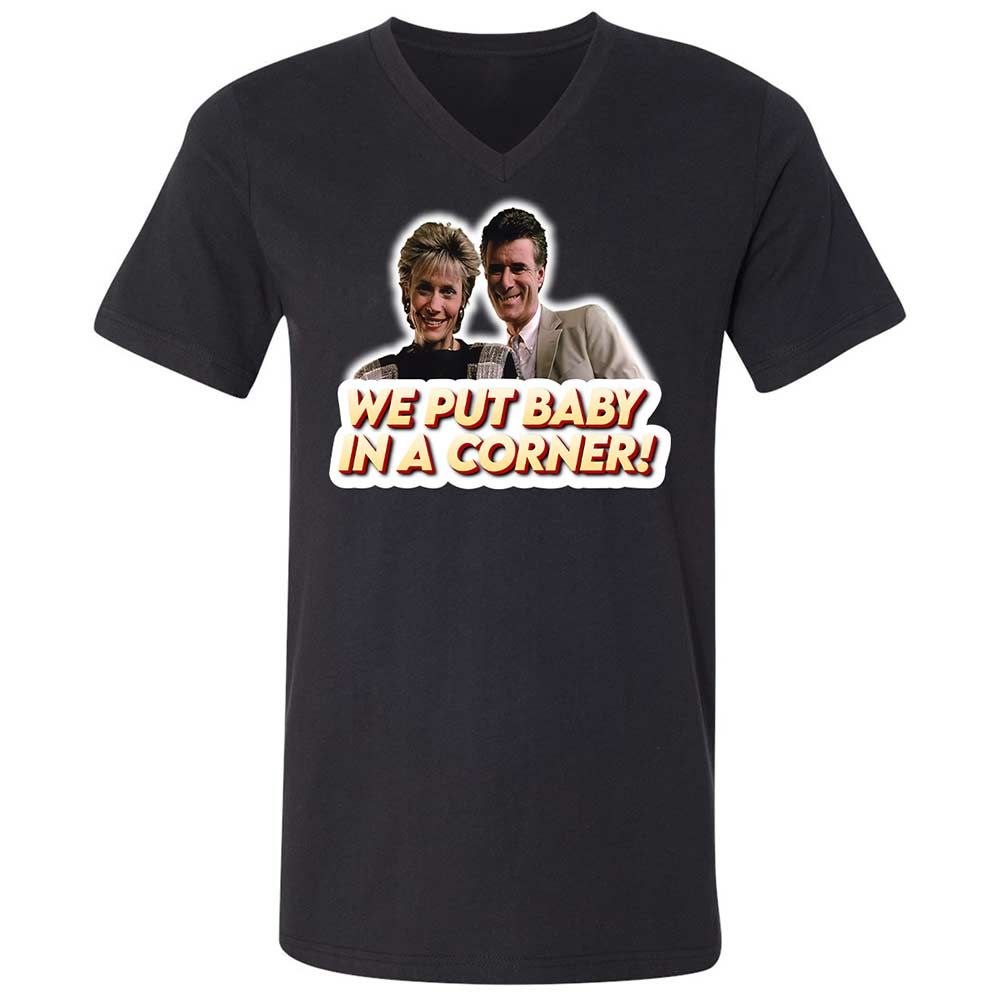 Unisex V-Neck T-Shirt - XS3JF3F2 - Black - 1