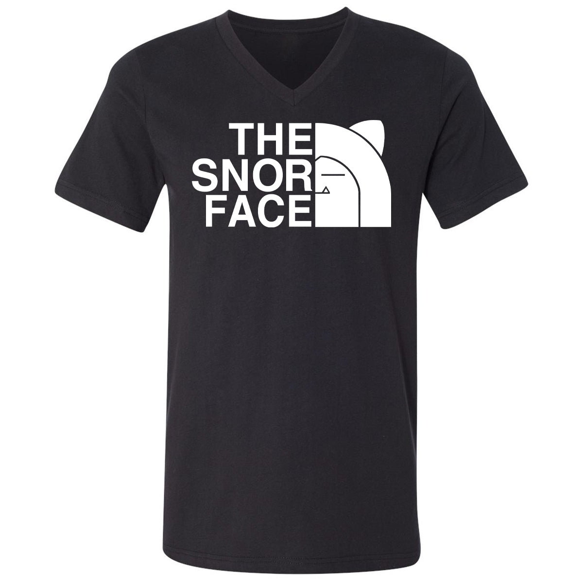 Unisex V-Neck T-Shirt - FAS2J8HA - Black - 1