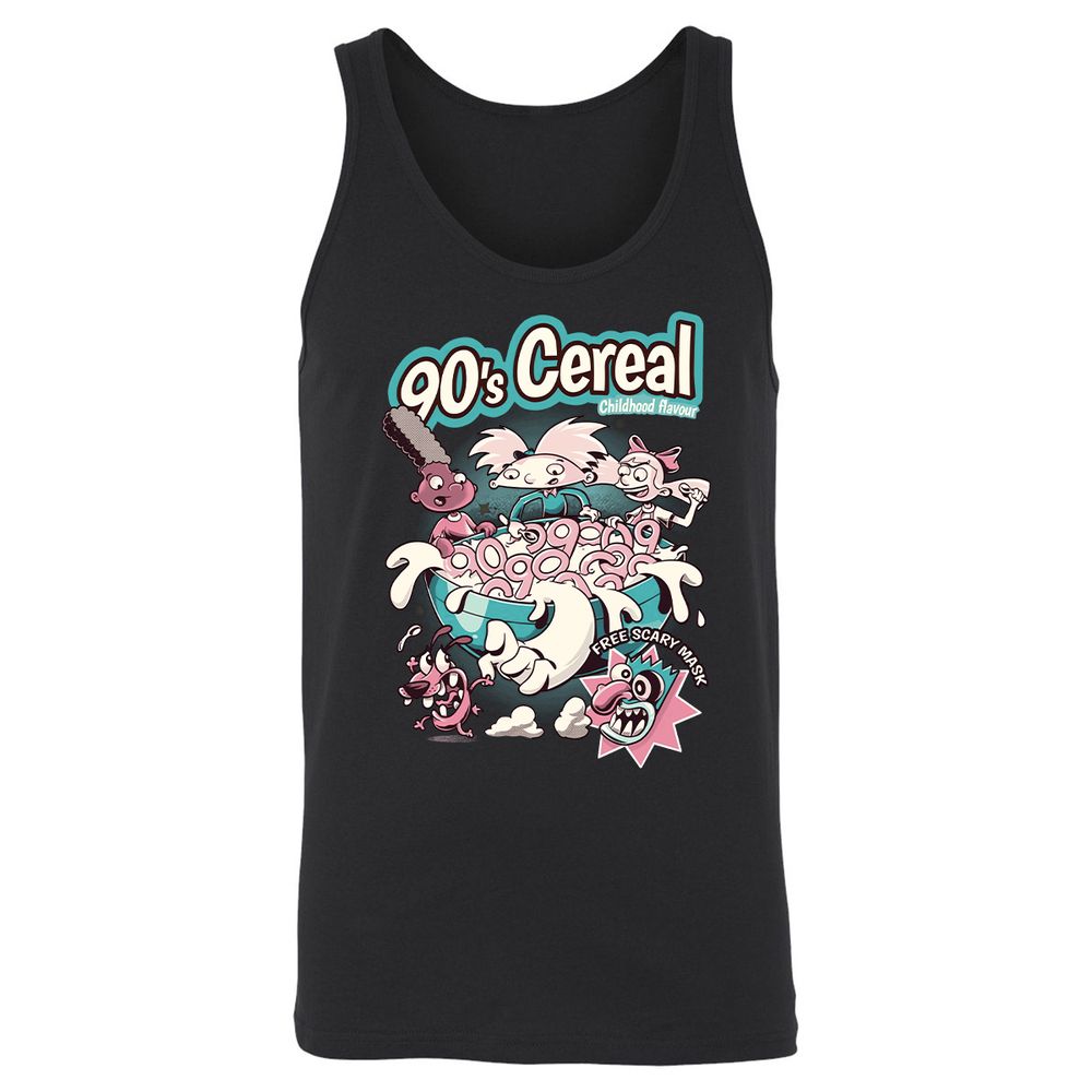 Unisex Jersey Tank - 8489J1EF - Black - 1