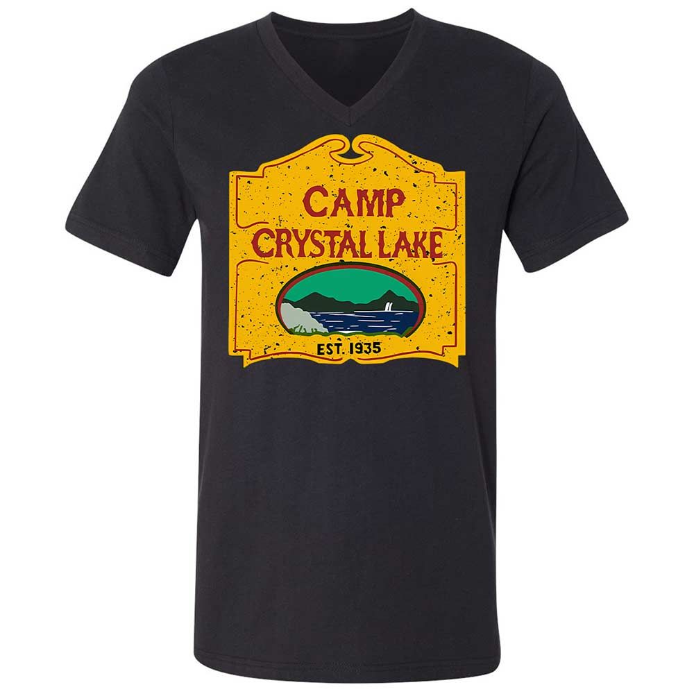 Unisex V-Neck T-Shirt - HMD99AW6 - Black - 1