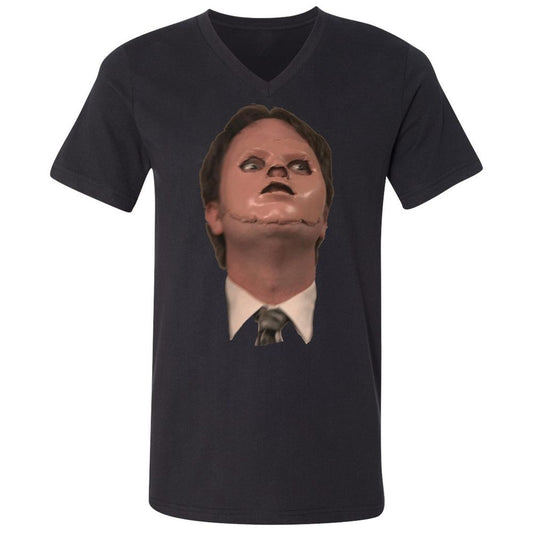 Unisex V-Neck T-Shirt - 35EXWUGY - Black - 1