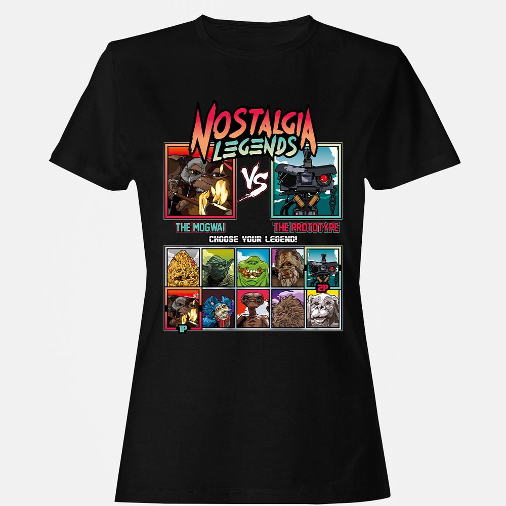 Women's T-Shirt - V3GQMPZ9 - Black - 1