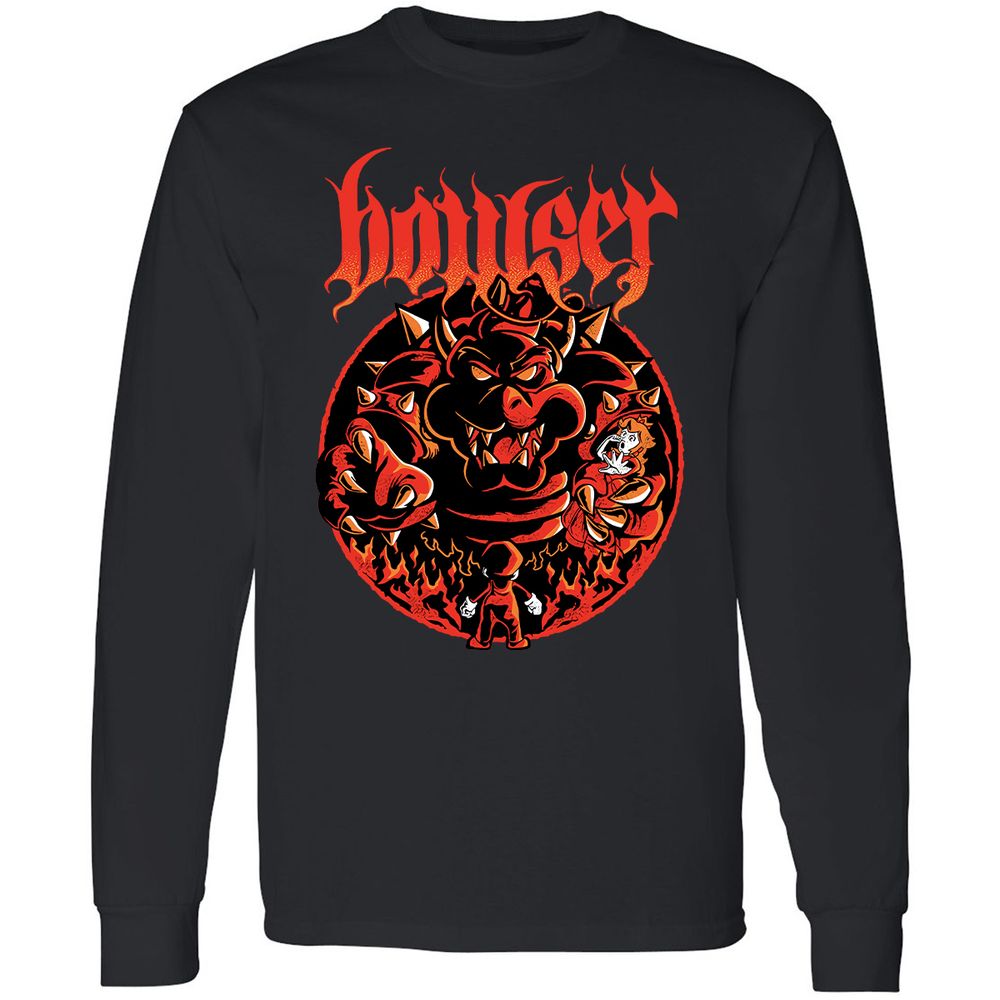 Long Sleeve T-Shirt - 4XCVGFJY - Black - 1