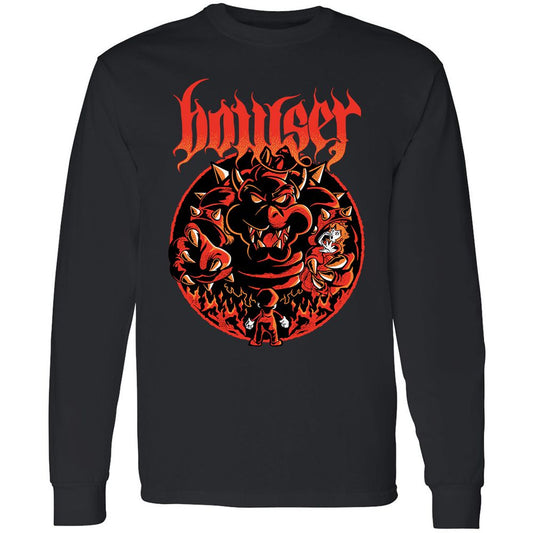 Long Sleeve T-Shirt - 4XCVGFJY - Black - 1