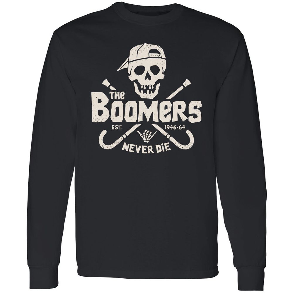 Long Sleeve T-Shirt - ZM41FQC4 - Black - 1