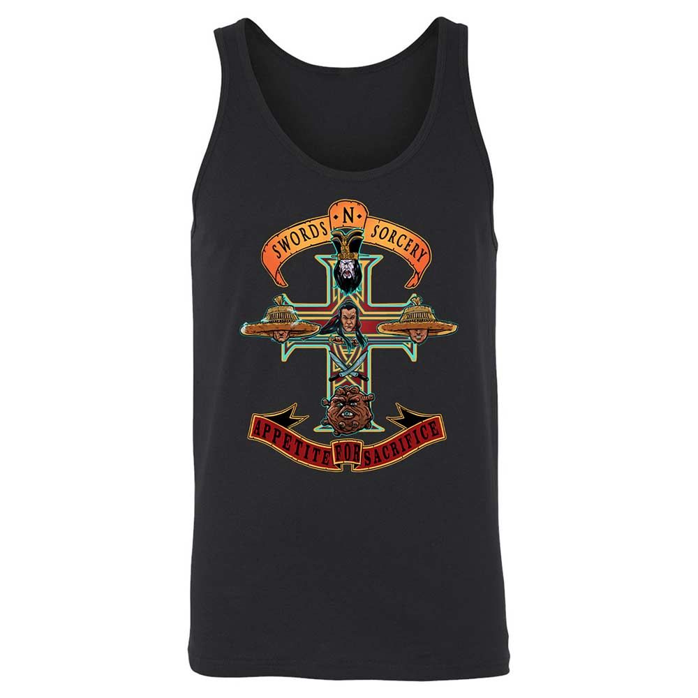 Unisex Jersey Tank - 3MU8GLXT - Black - 1