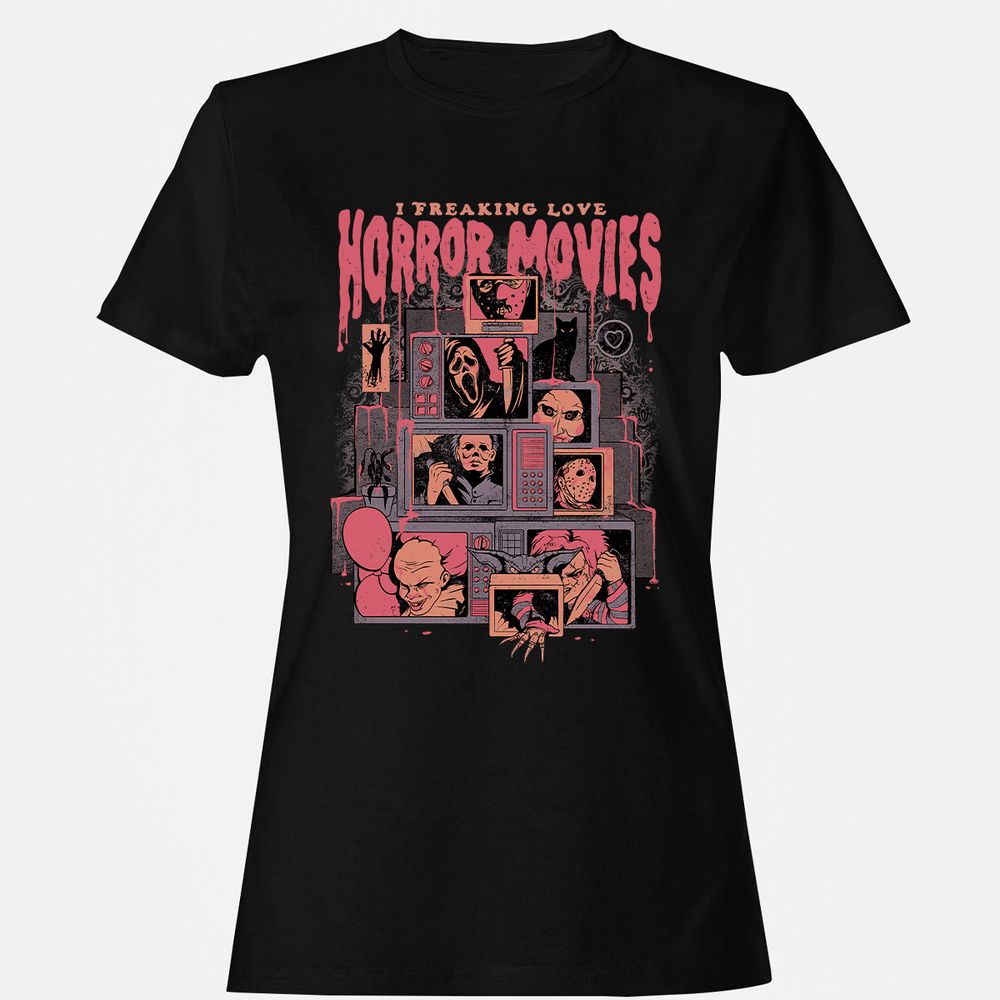 Women's T-Shirt - LBTGEXLF - Black - 1