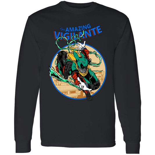 Long Sleeve T-Shirt - JH7QE9KF - Black - 1