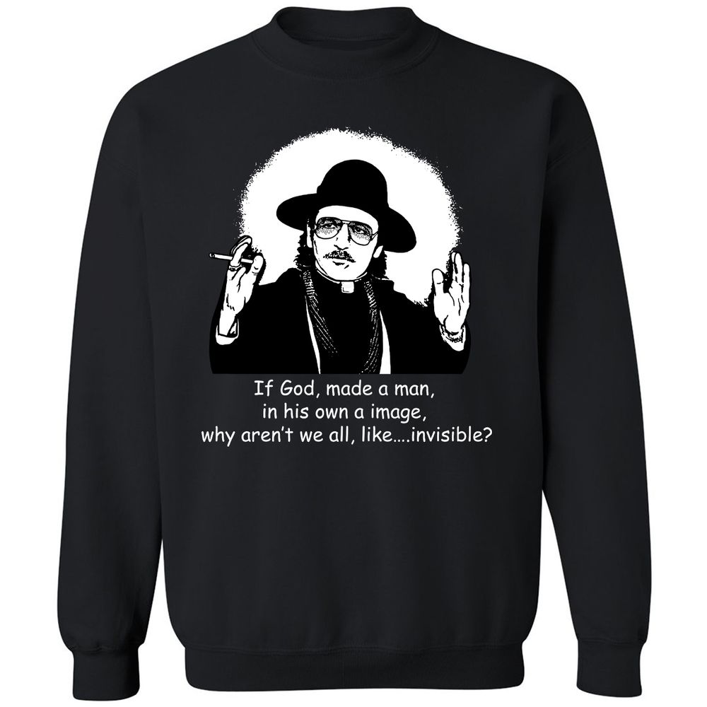 Classic Unisex Sweatshirt - QZ13W3FP - Black - 1