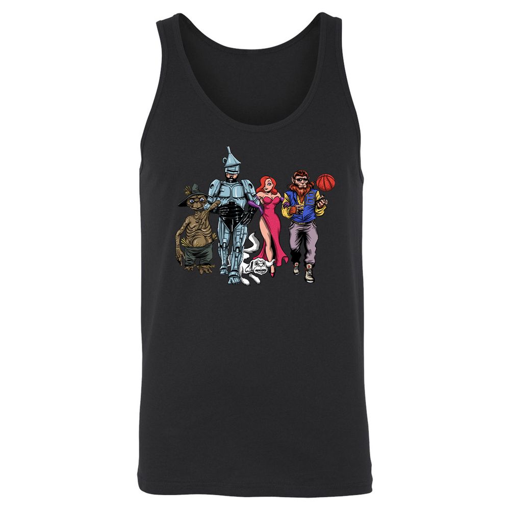Unisex Jersey Tank - 4VWBQ1D4 - Black - 1