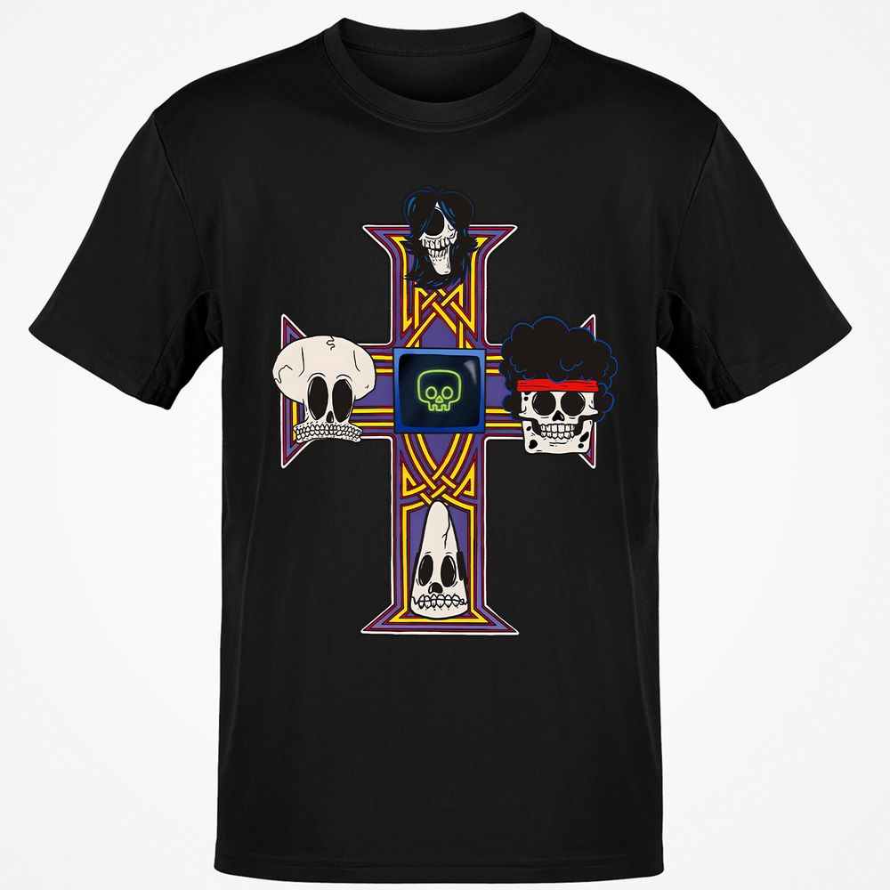 Classic Unisex T-Shirt - 3BE8D4NP - Black - 1