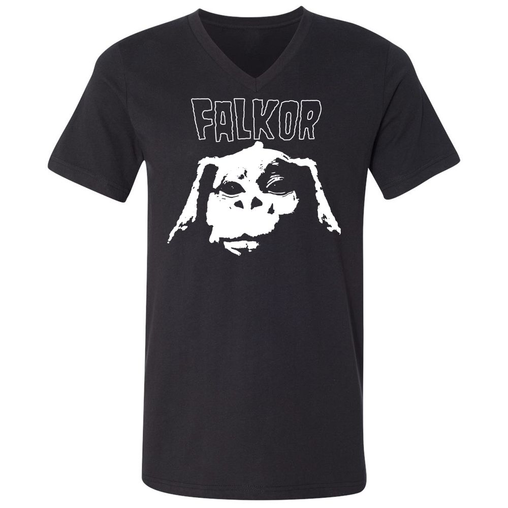 Unisex V-Neck T-Shirt - K616N8QG - Black - 1