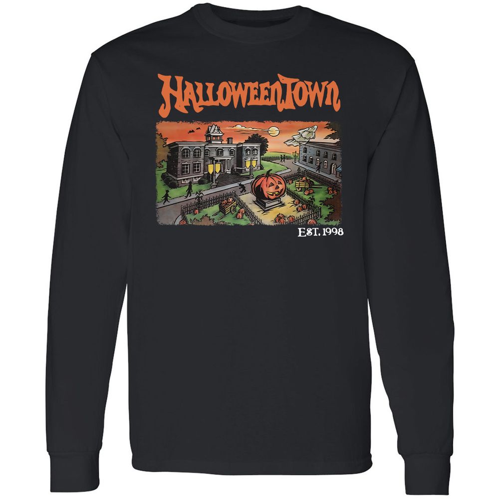 Long Sleeve T-Shirt - UZKY7XE5 - Black - 1