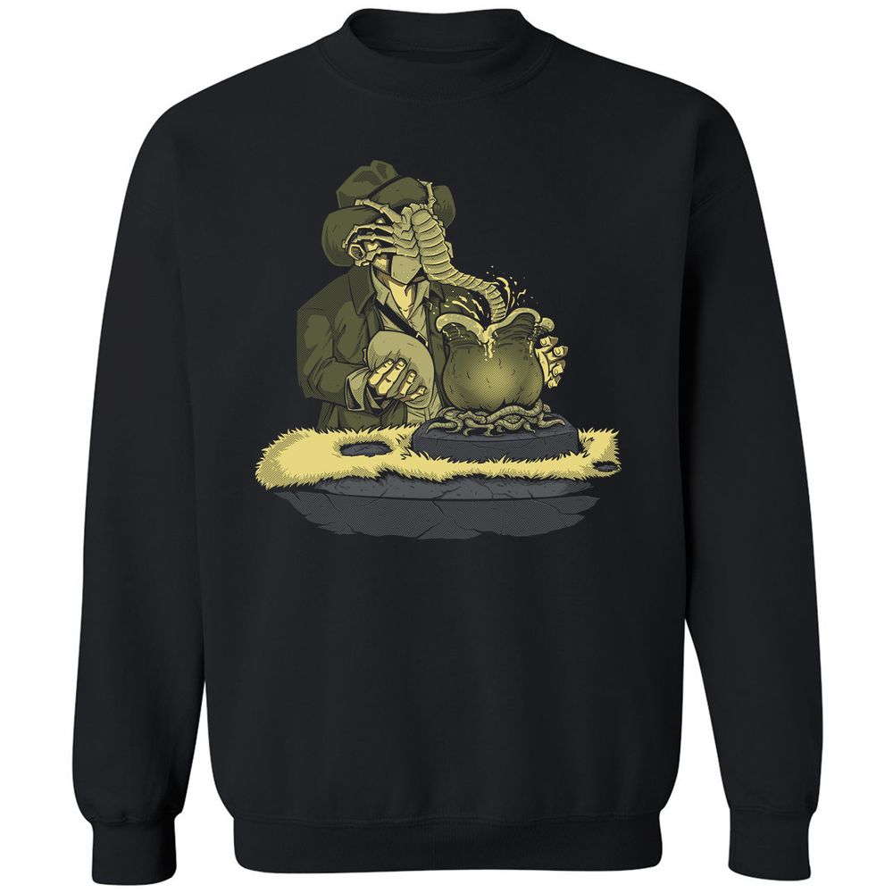 Classic Unisex Sweatshirt - QBVG1DQ6 - Black - 1