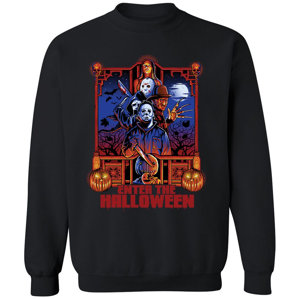 Classic Unisex Sweatshirt - D79DMT1R - Black - 1