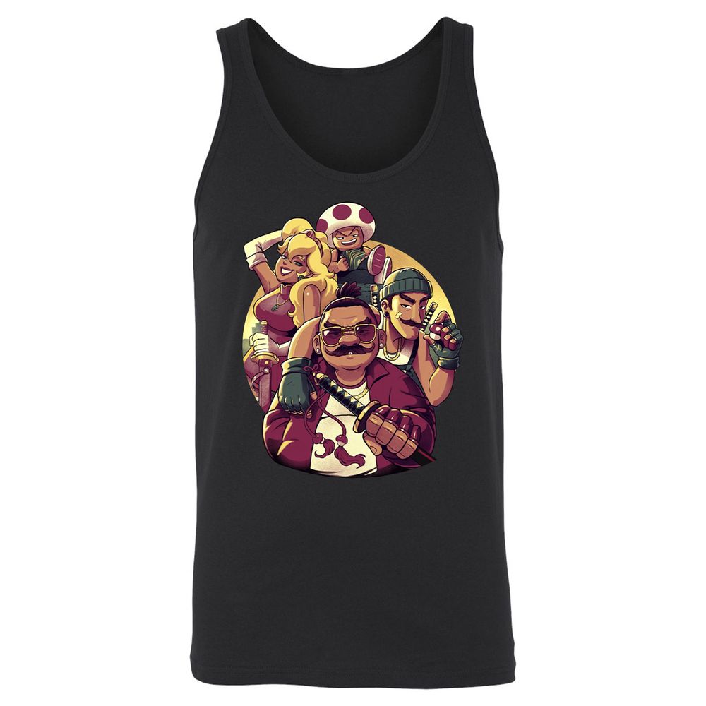 Unisex Jersey Tank - UDQEB1JH - Black - 1