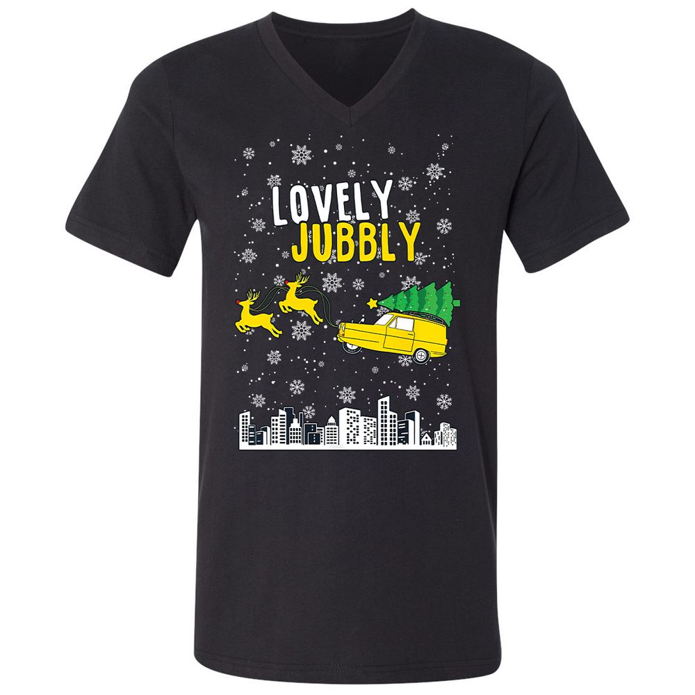 Unisex V-Neck T-Shirt - KV2KPCXC - Black - 1