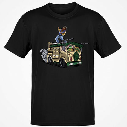 Classic Unisex T-Shirt - QKDNH966 - Black - 1