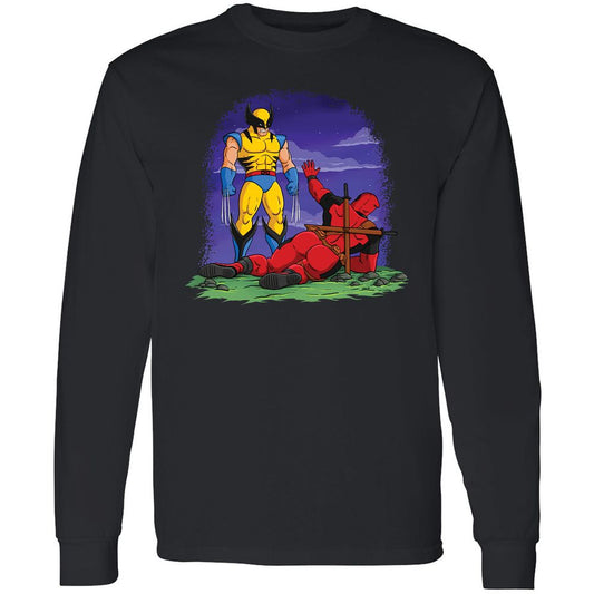 Long Sleeve T-Shirt - 7RQDDS41 - Black - 1