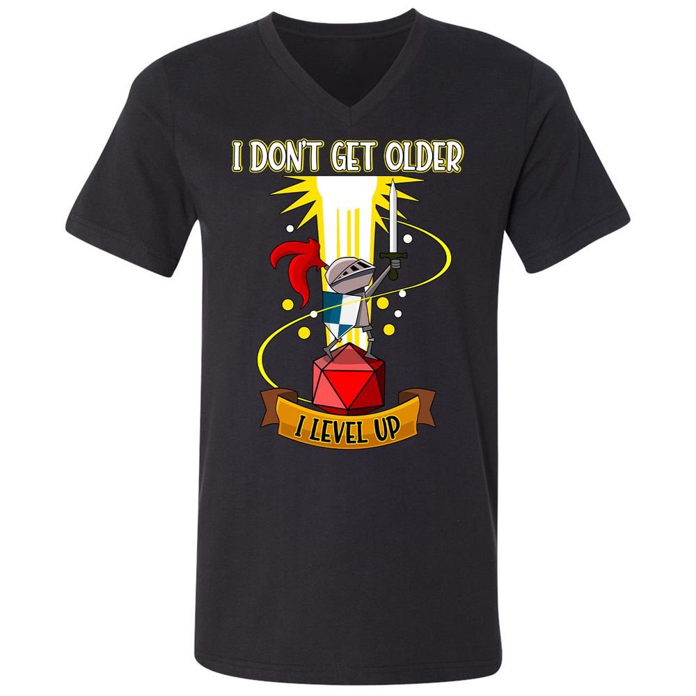 Unisex V-Neck T-Shirt - 6XKHL97C - Black - 1